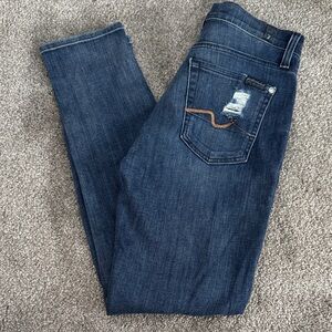 7 For All Mankind Dark Blue Jeans